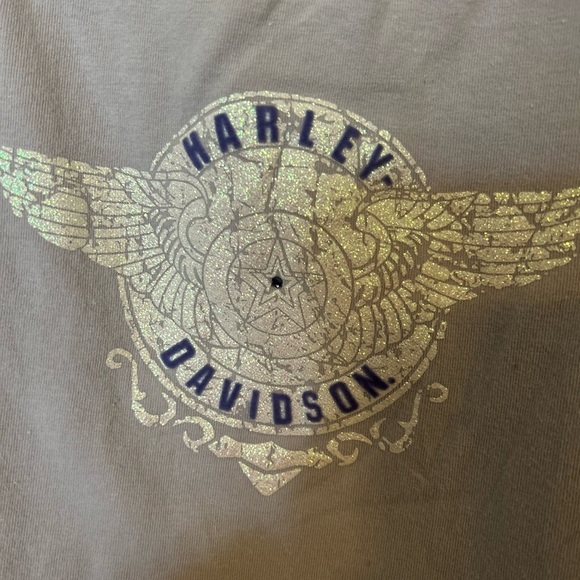 Vintage Harley-Davidson Lavender Camisole with Purple Lace Medium - Picture 3 of 9